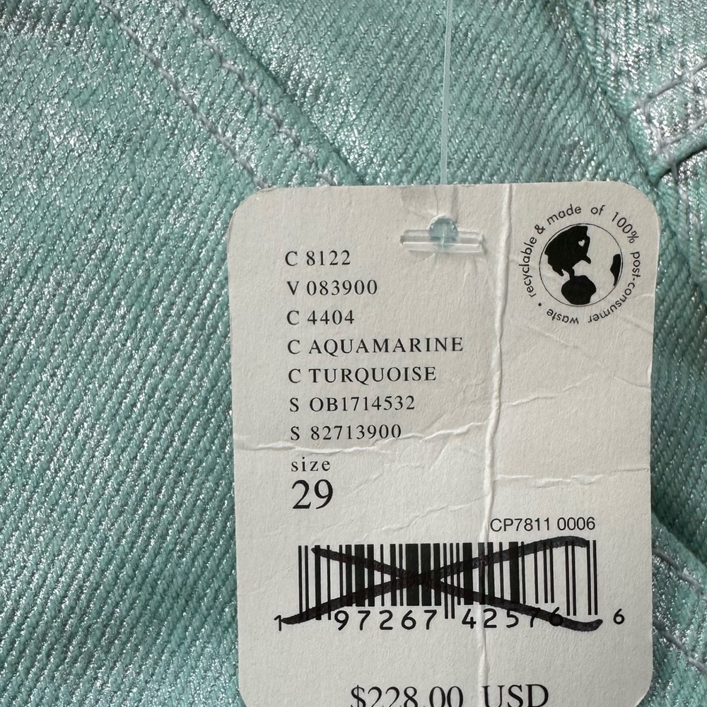Free People We The Free Lap of Luxury Barrel Cargo Jeans Women’s Size 29 NWT - Picture 8 of 13